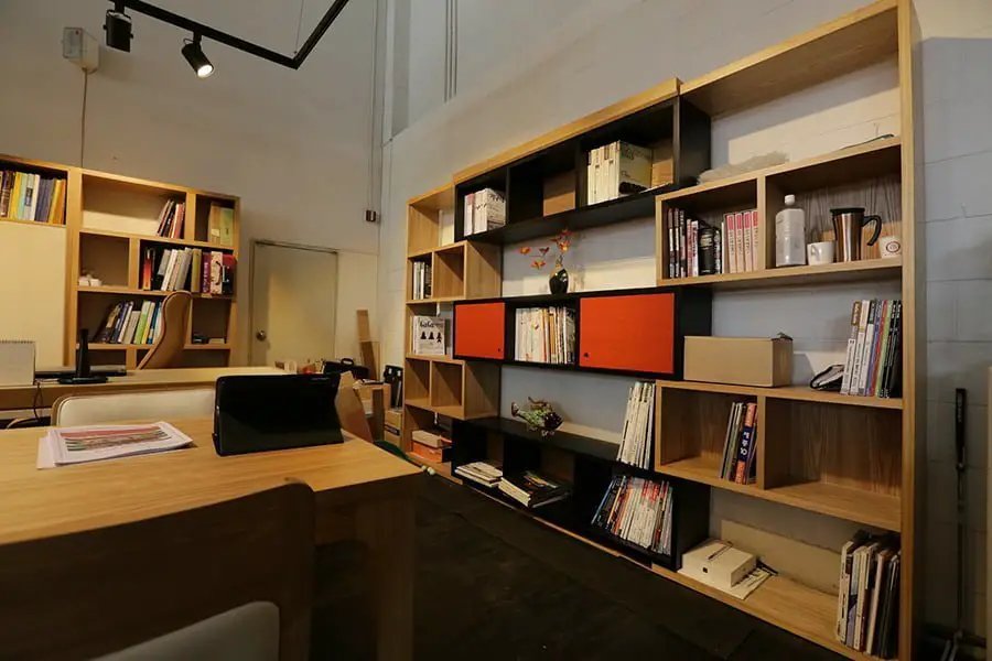 Office bookshelves