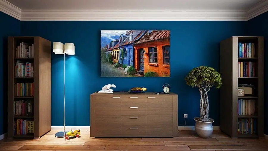 wall decor painting color scheme