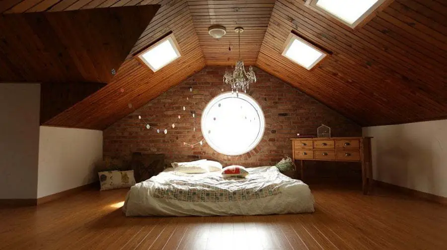 attic bedroom rooflights