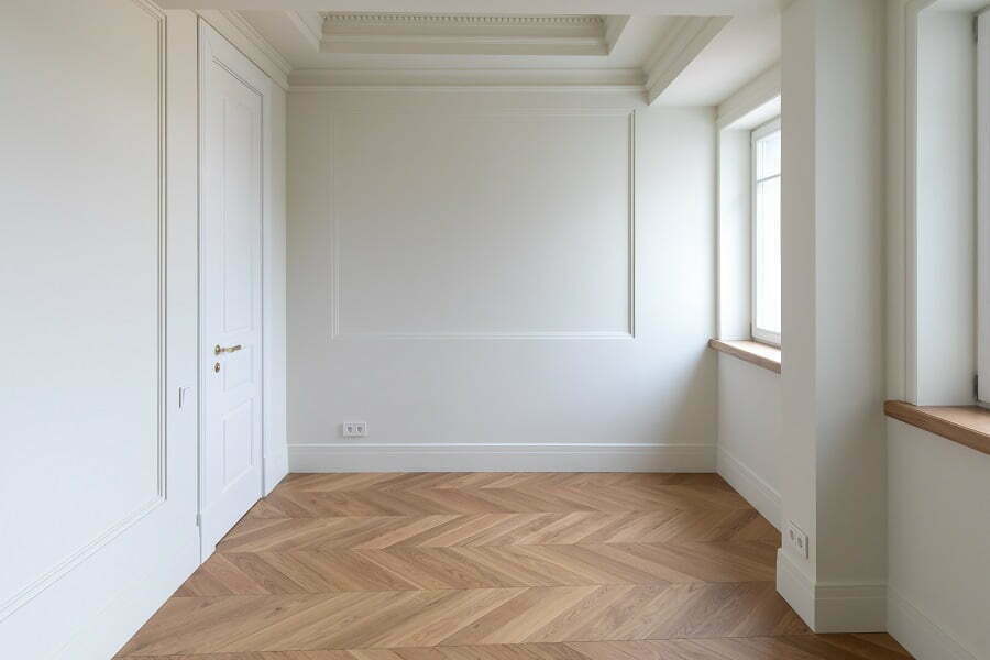 herringbone floor