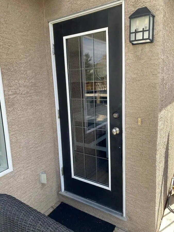 glass entry door