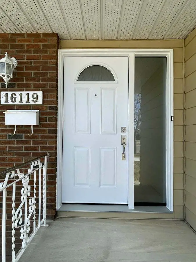 solid and glass entry doors