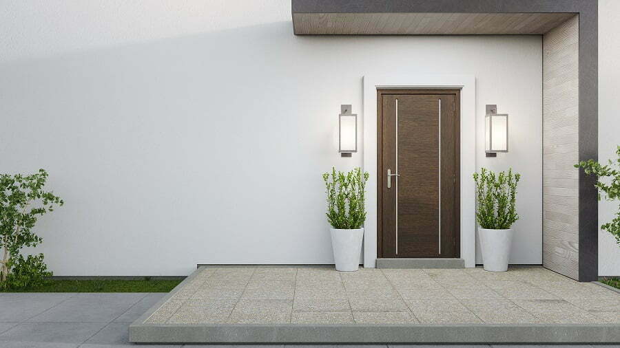 modern front door