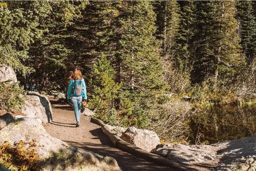 hiking trail bear lake colorado