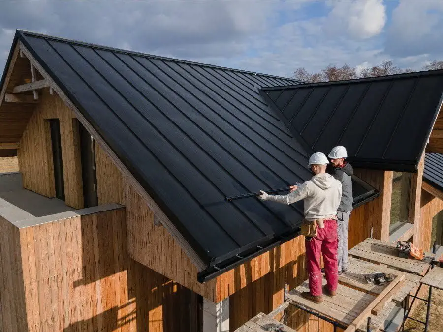 metal roof work