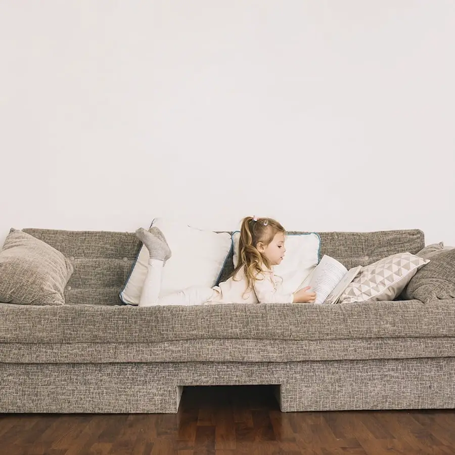 couch over a vent