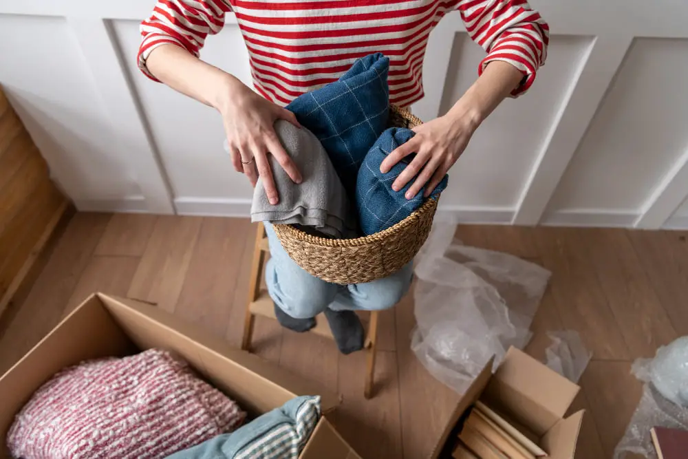 Labeled bins and baskets