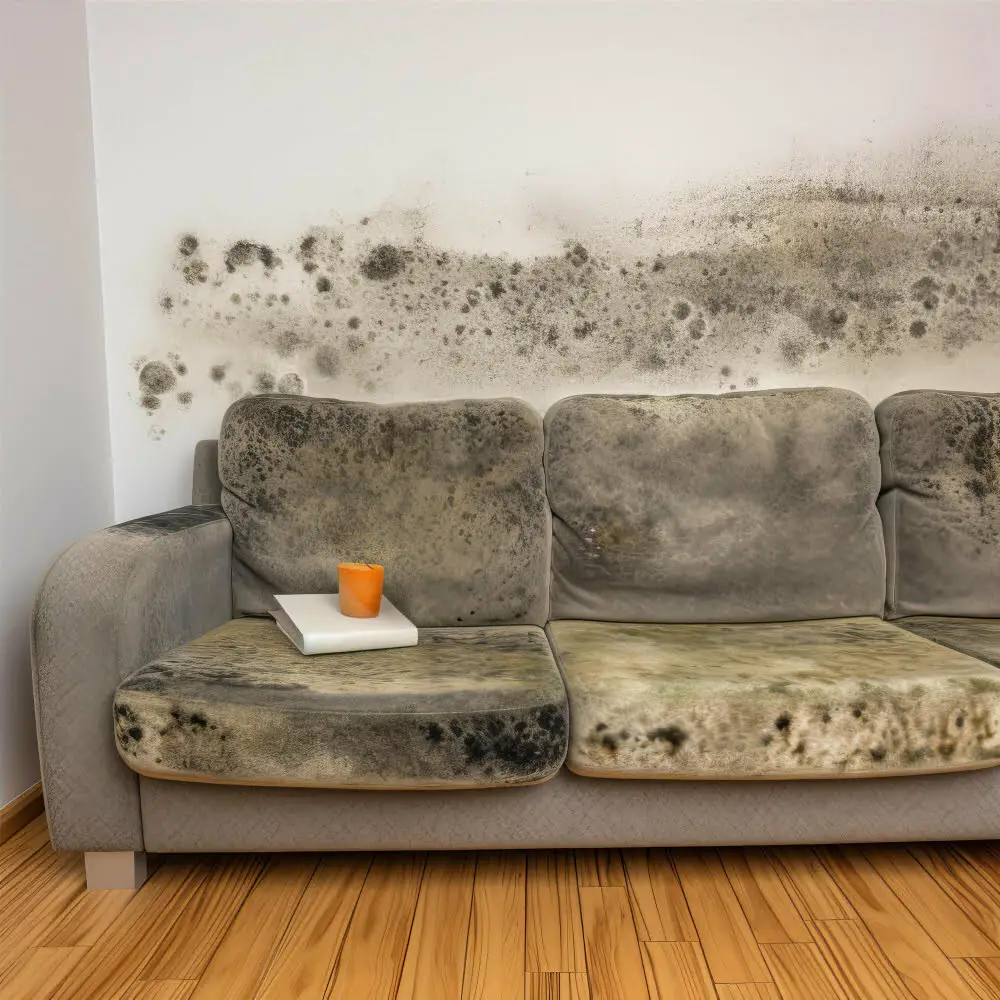 Mold grow on furniture