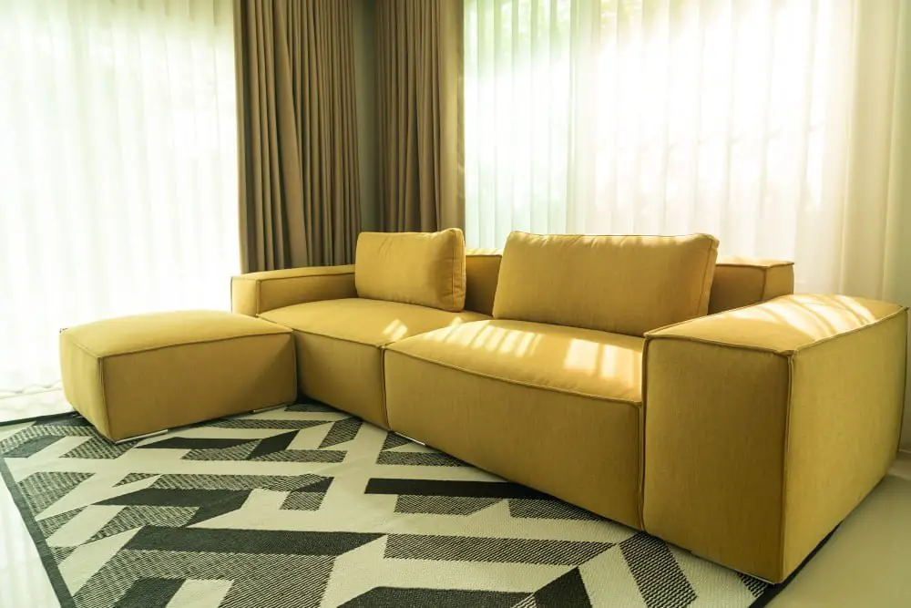 Ochre couch