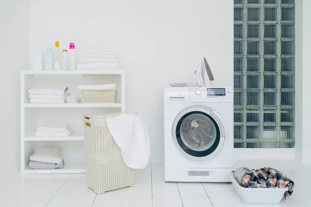 Utilizing detergent and laundry 