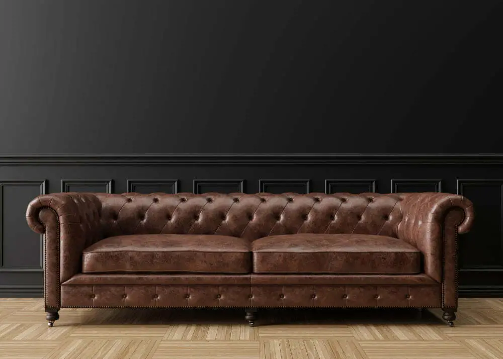 leather sofa