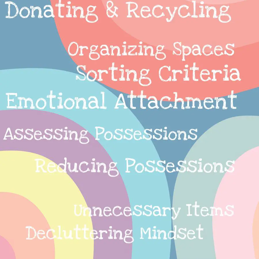 reducing possessions how to identify and let go of unnecessary items