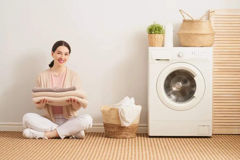 Organized laundry room