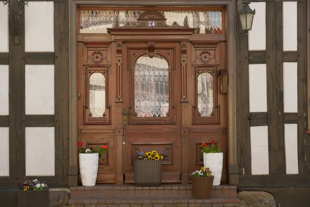 Damaged house Door