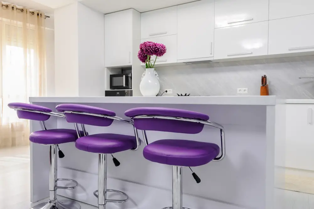 Purple Bar Stools