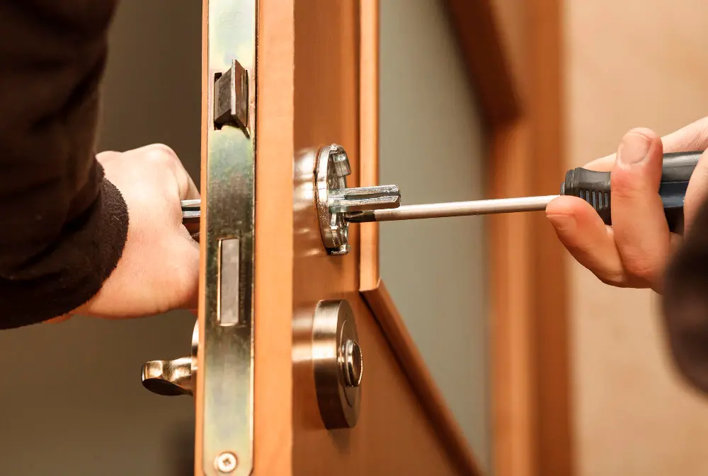 adjust pocket door handle