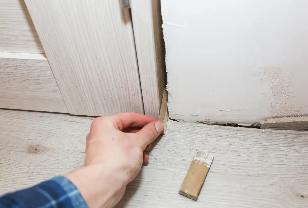 door holes wood filler