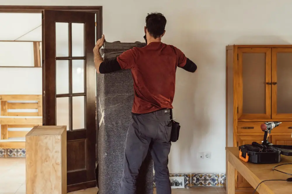 furniture moving in door