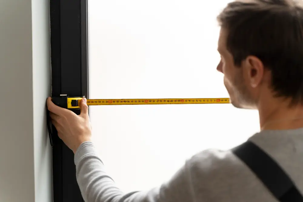 measuring pocket door