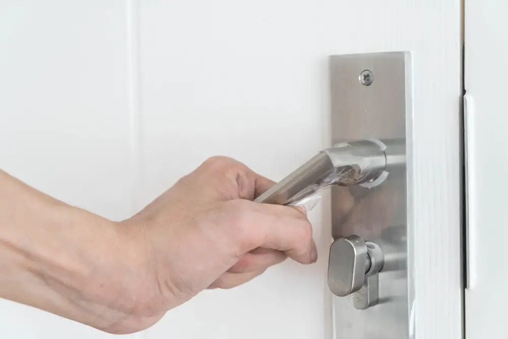 pocket door finger pull