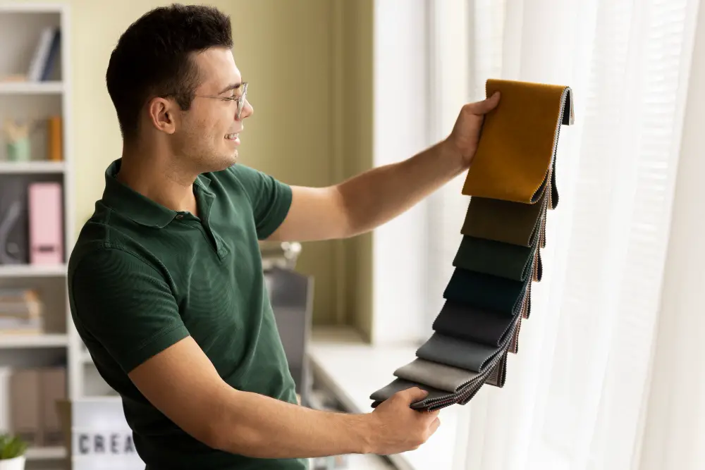 use curtain to conceal pocket door