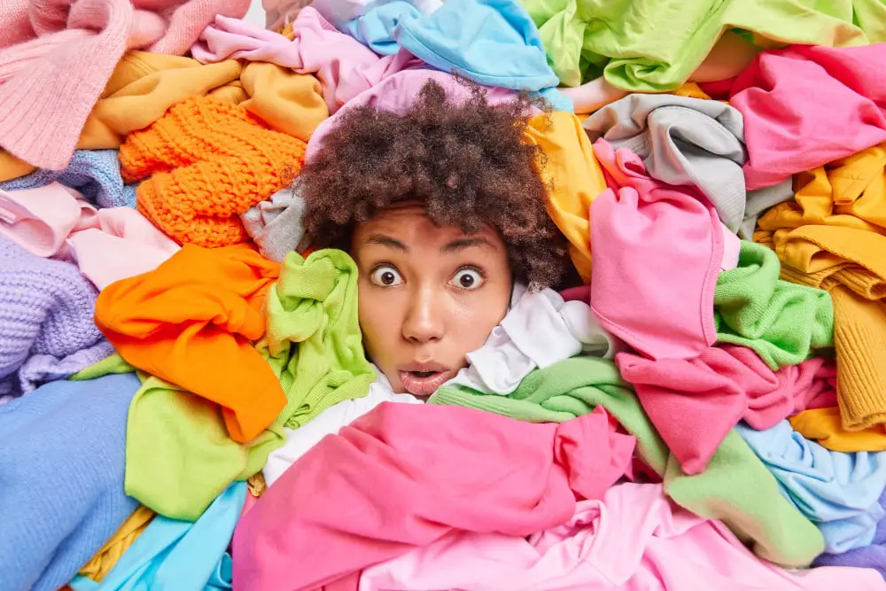 Decluttering clothes