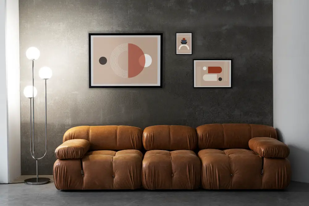 brown couch