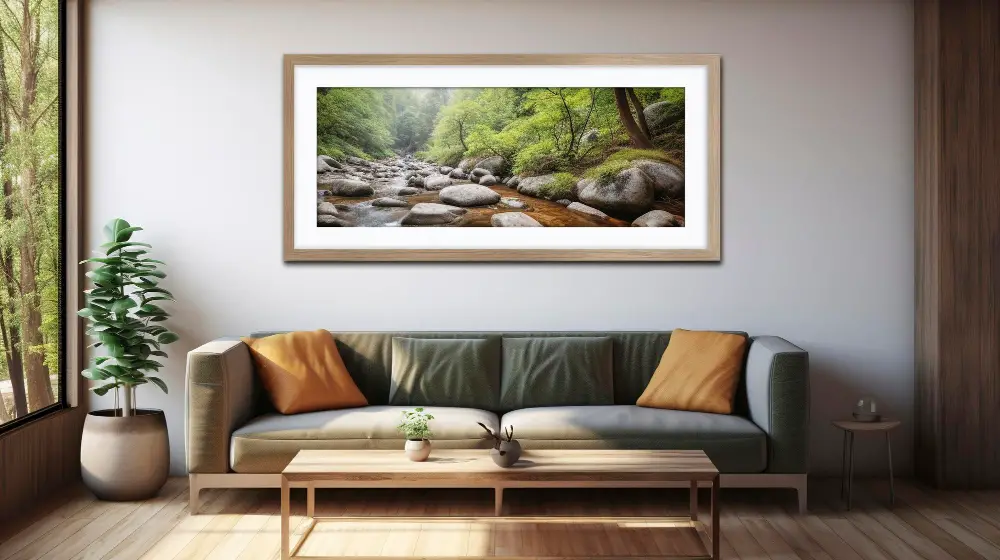 Hanging Picture Over Couch