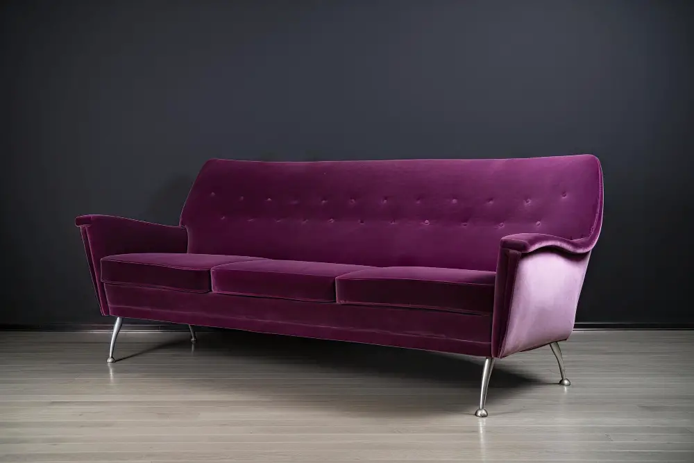 Lavender Velvet Couch