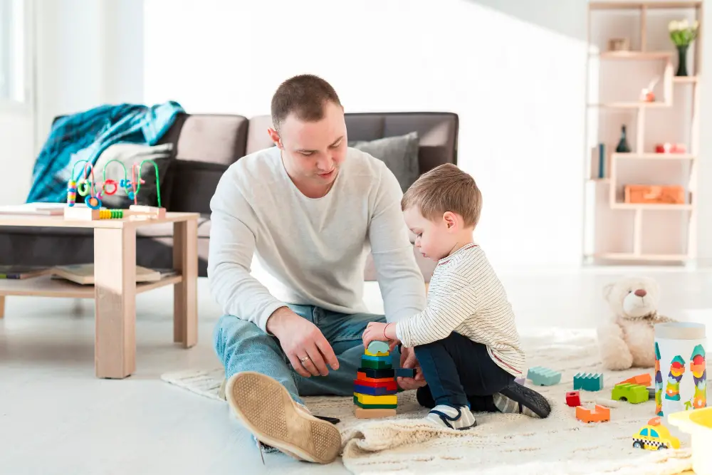 Teaching Kids Toy Organizing