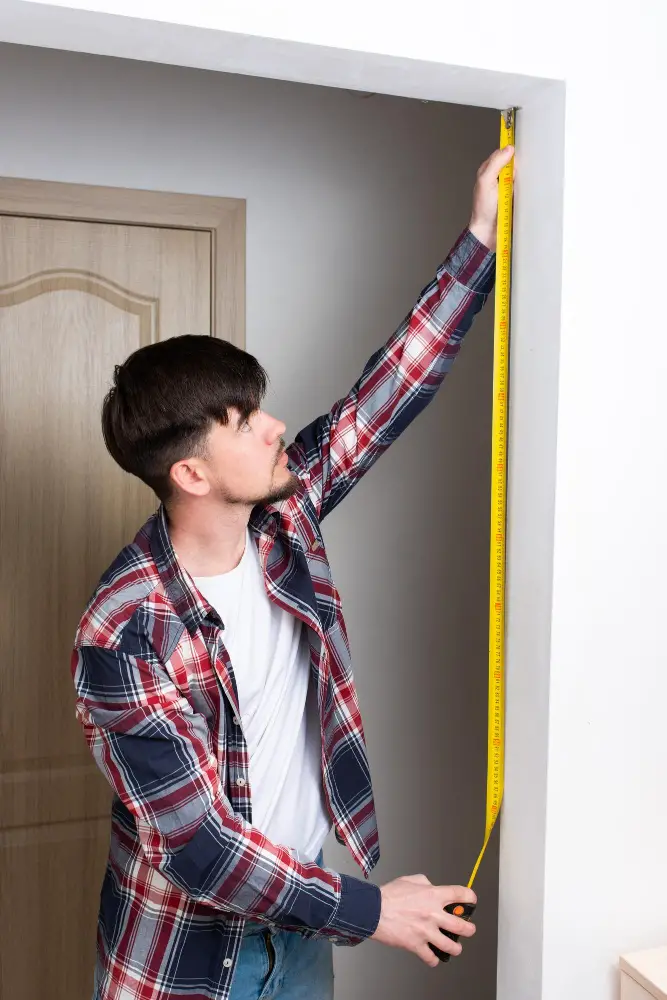 measuring doorway height