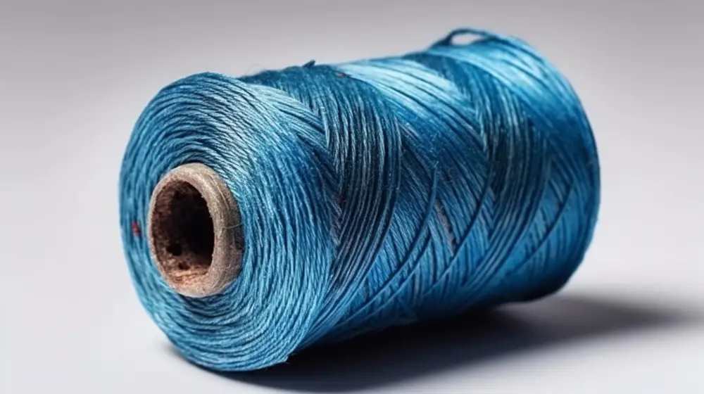 Blue thread for couch repair