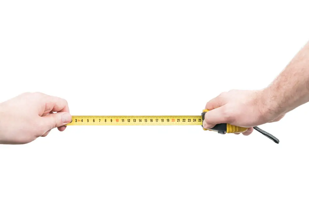 Holding Measuring Tape