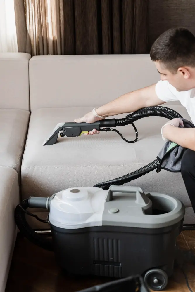 Portable Carpet Cleaner On Couch