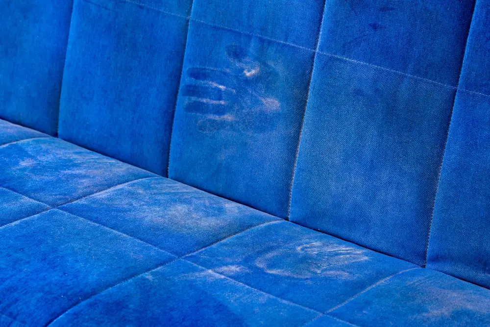 Signs Your Couch Needs Cleaning Blue Couch