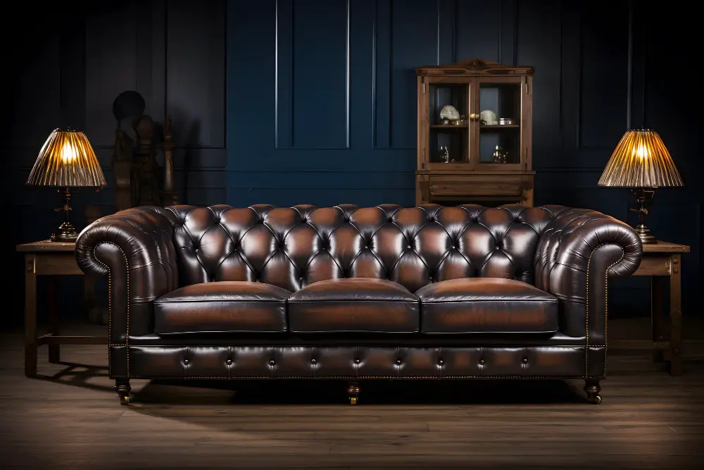 Vintage Classic Leather Couches