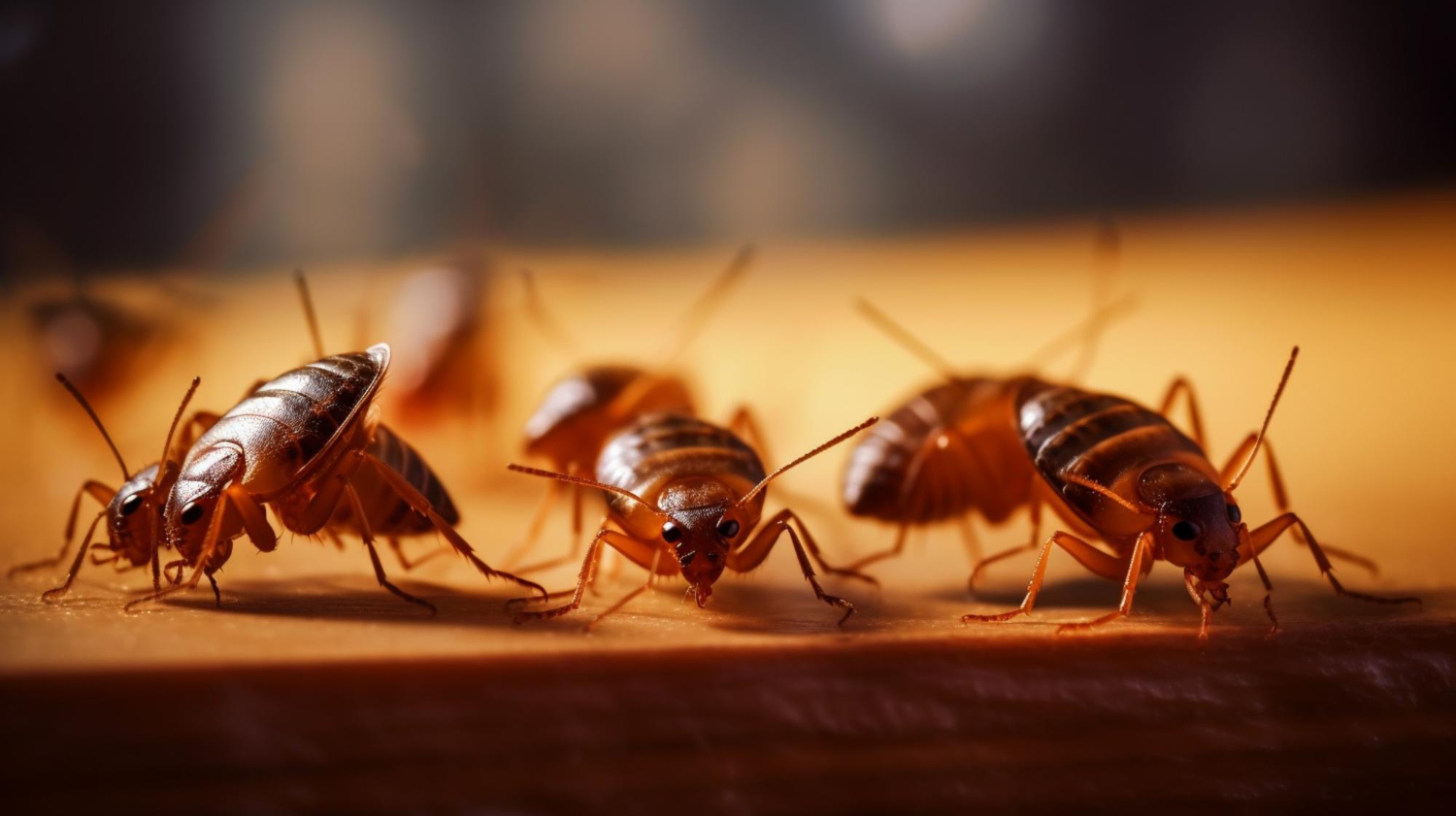bedbugs habitat wooden surface