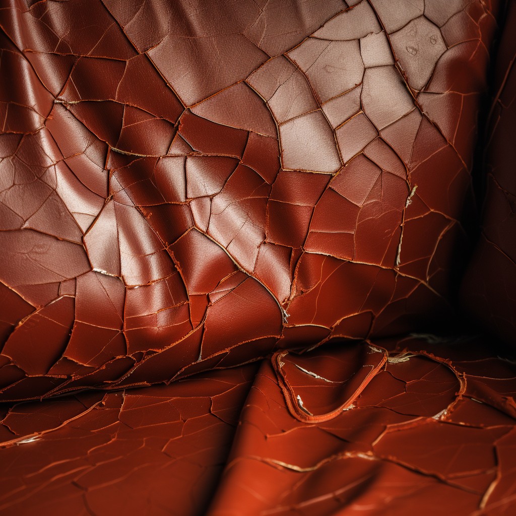 causes of leather couch cracking