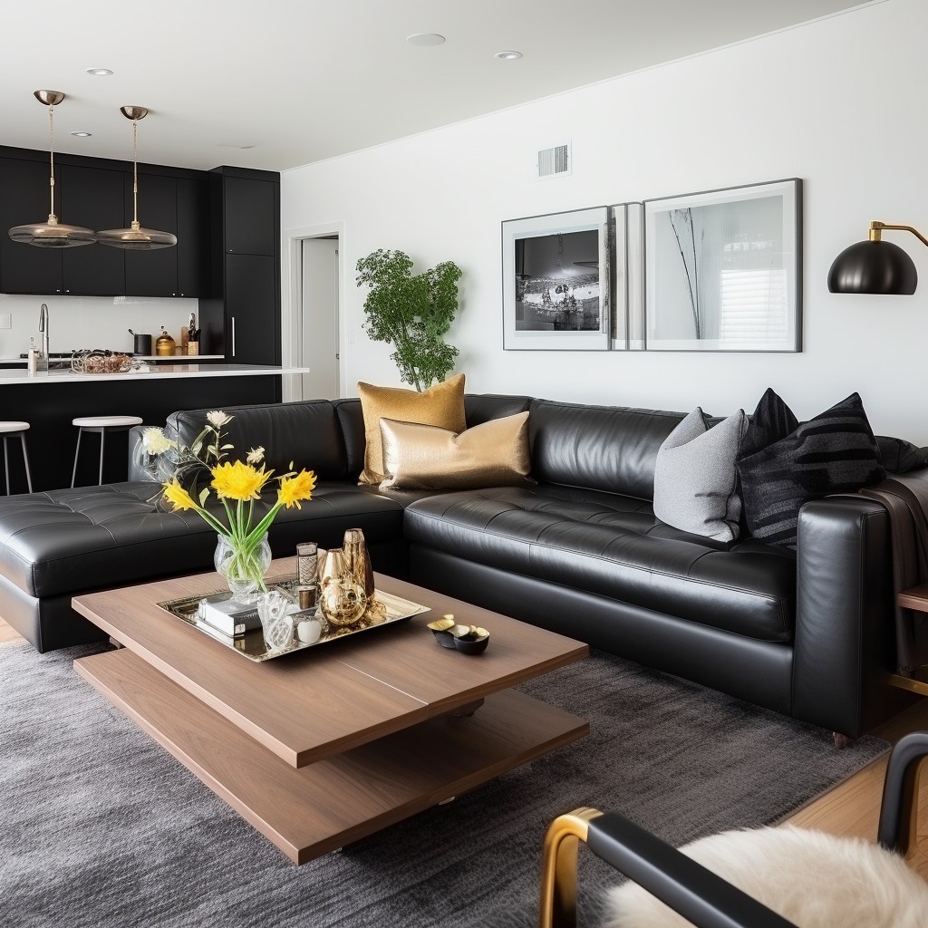 choosing the right type of black leather couch