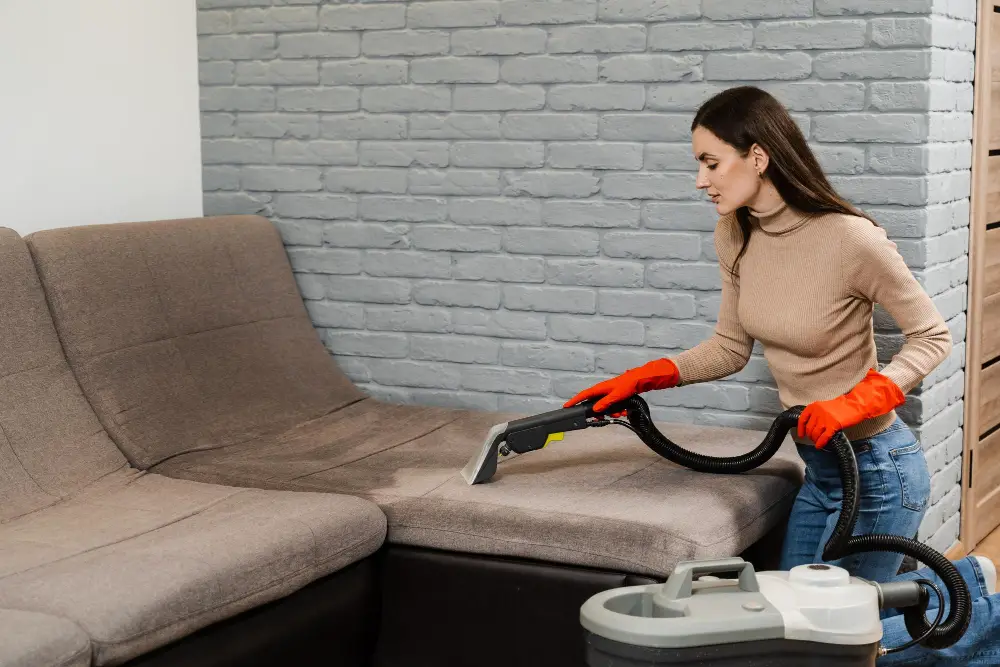 cleaning couch with extractor dry cleaning machine 