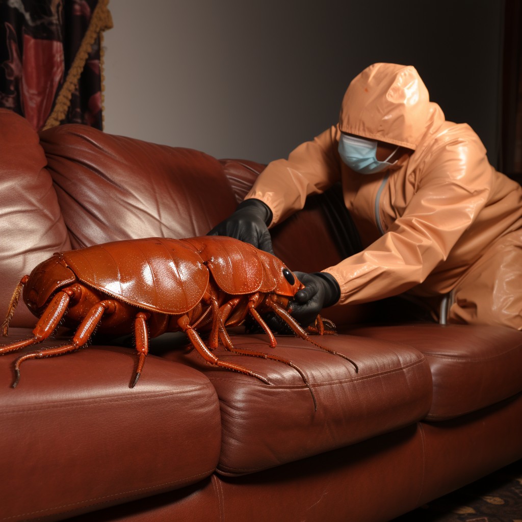 how to check for bed bugs in a leather couch