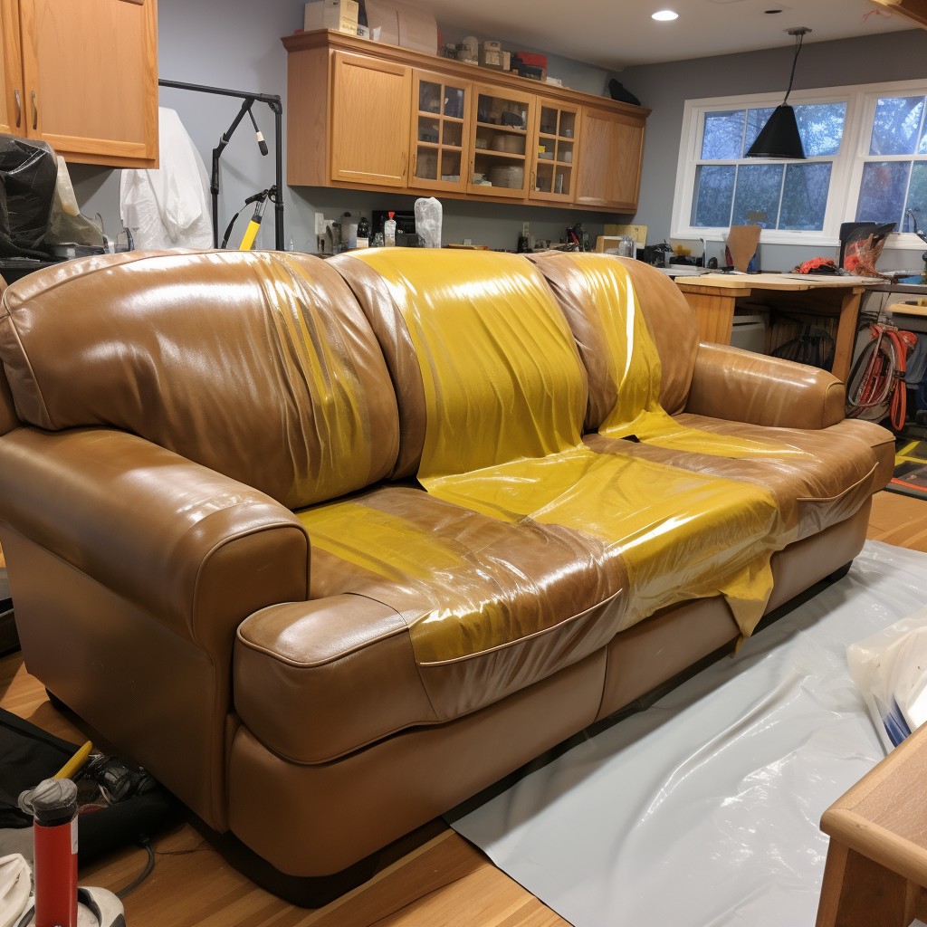 leather couch preparation