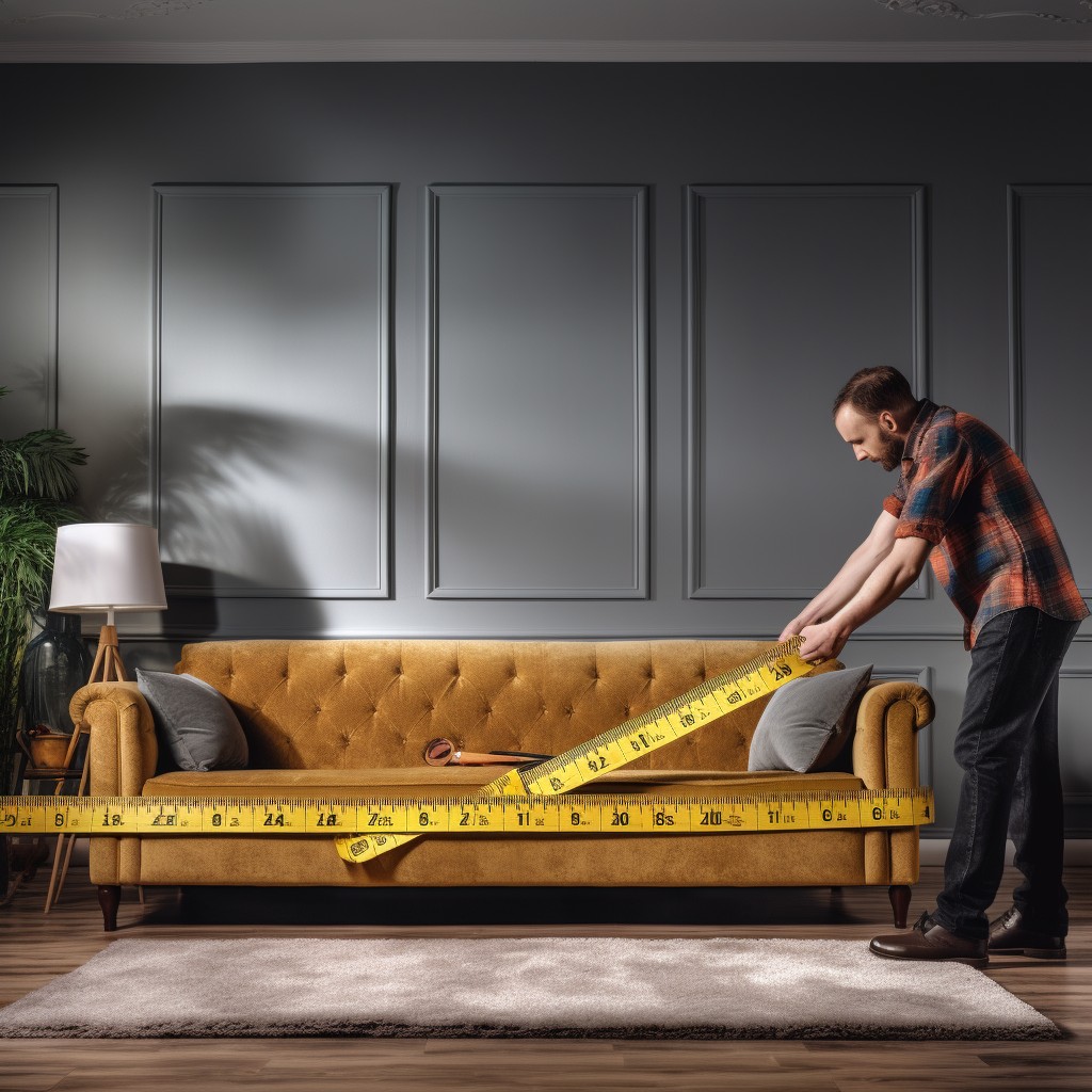 measuring width of couch
