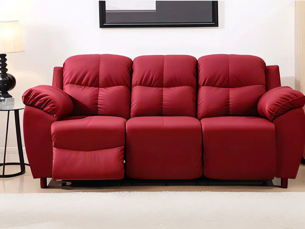 Red Recliner Couch Sofa Custom Made Cover