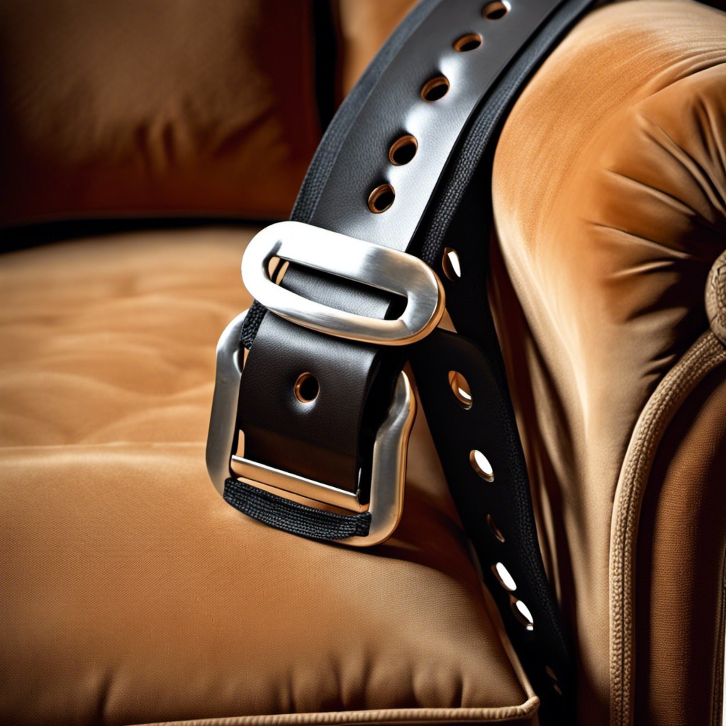 adding in strap and buckle sofa savers