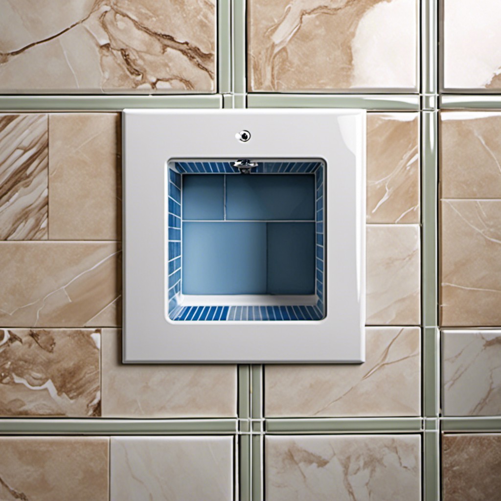 bathroom tile access panel