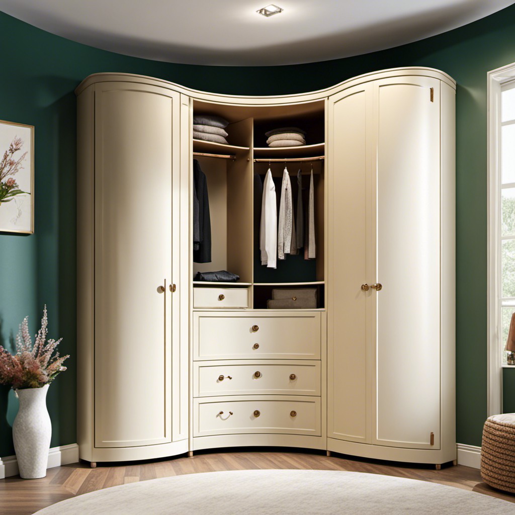 bow fronted wardrobe