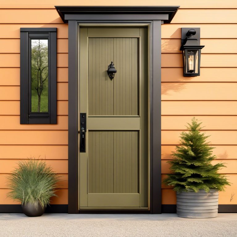 Covering an Unused Exterior Door Ideas Easy Staging for Enhanced Curb