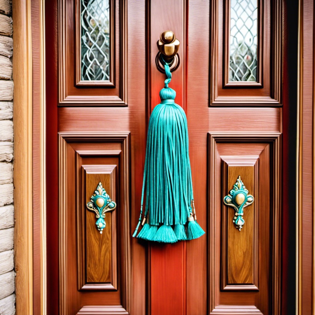 colored door tassels