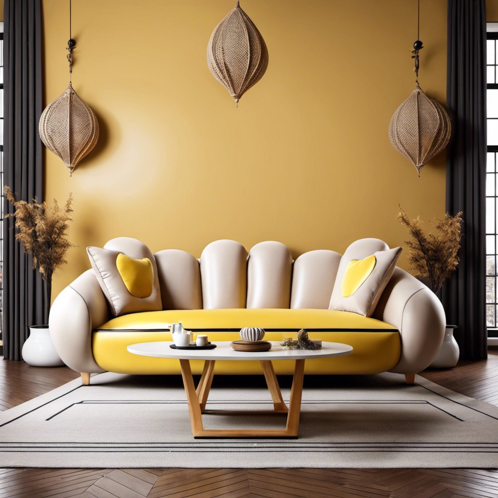 custom made fiberglass couch matching room decor
